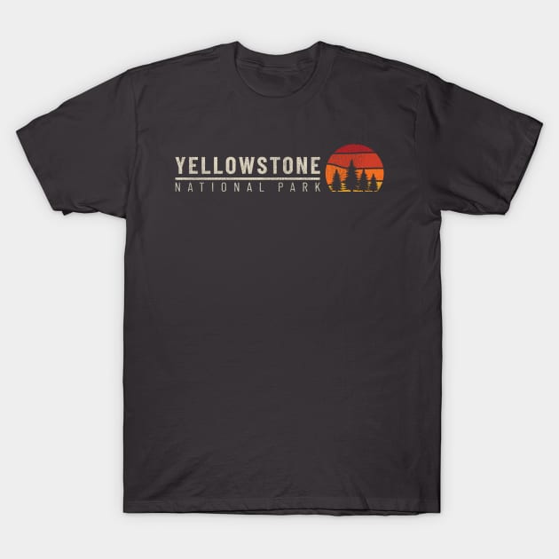 Yellowstone National Park T-Shirt by Sisu Design